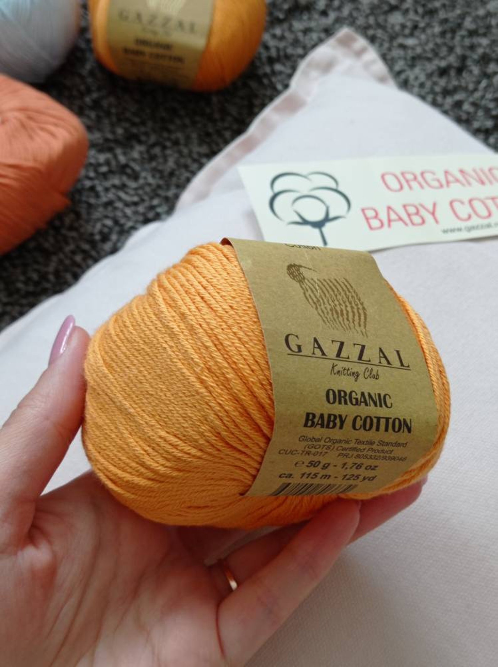 Gazzal Organic Baby Cotton yarn. Eco friendly Hypoallergenic Etsy