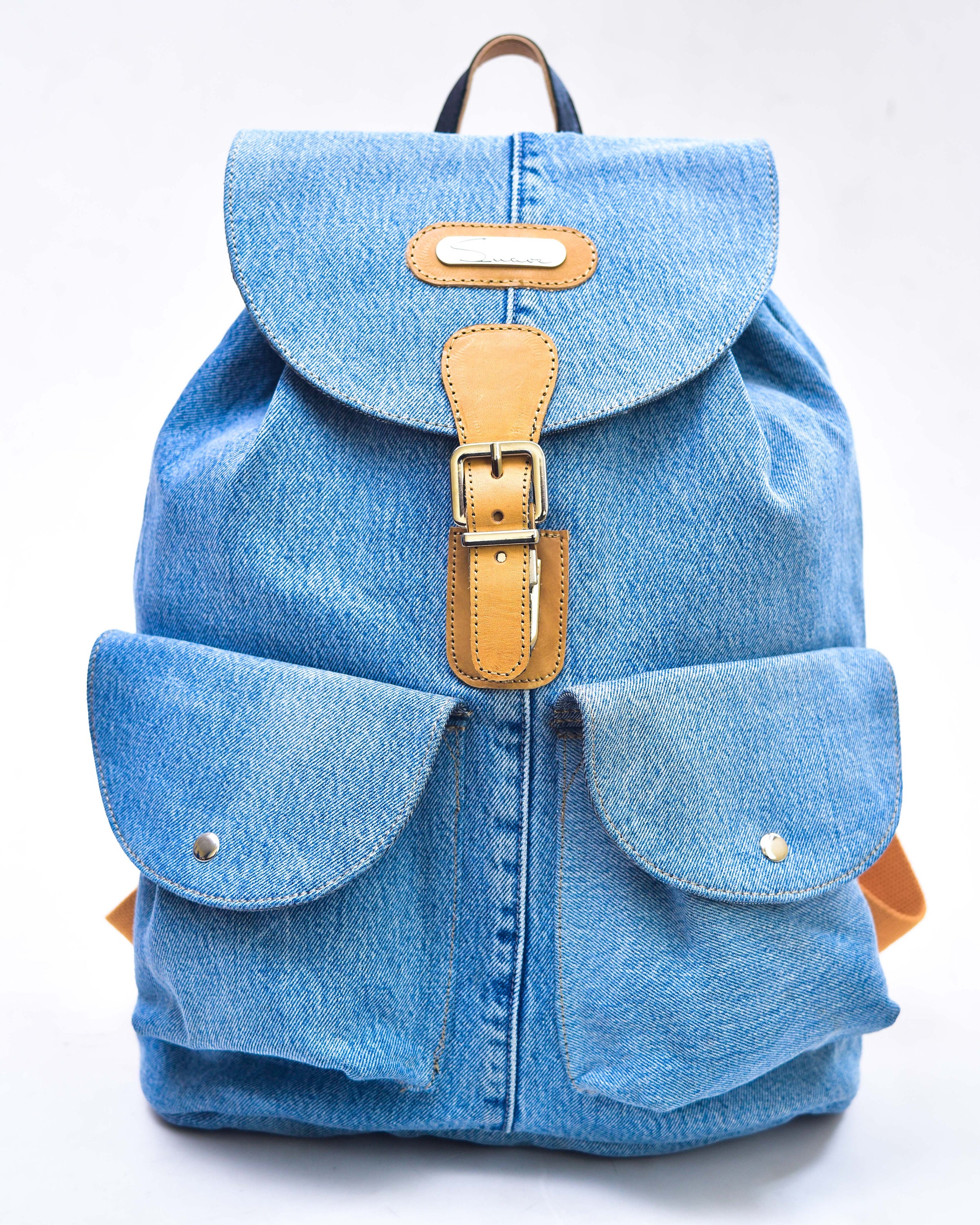 UPCYCLED DENIM BACKPACK Etsy UK