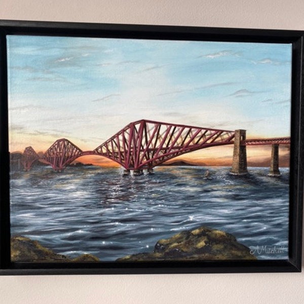 Rippling Rail Bridge Original Painting