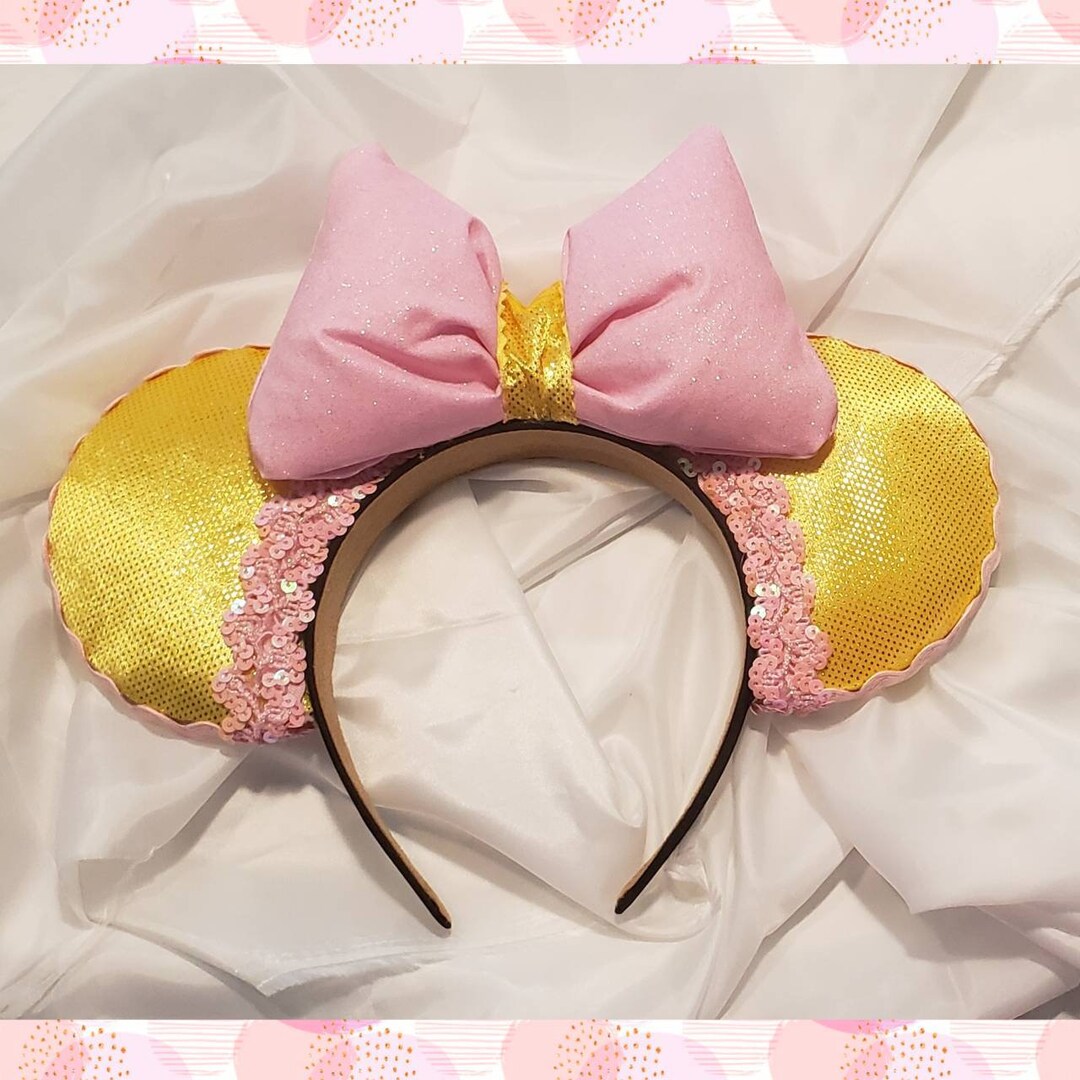Orejas Minnie Rosa y Amarilla / Orejas De Mickey / Orejas Minnie ...