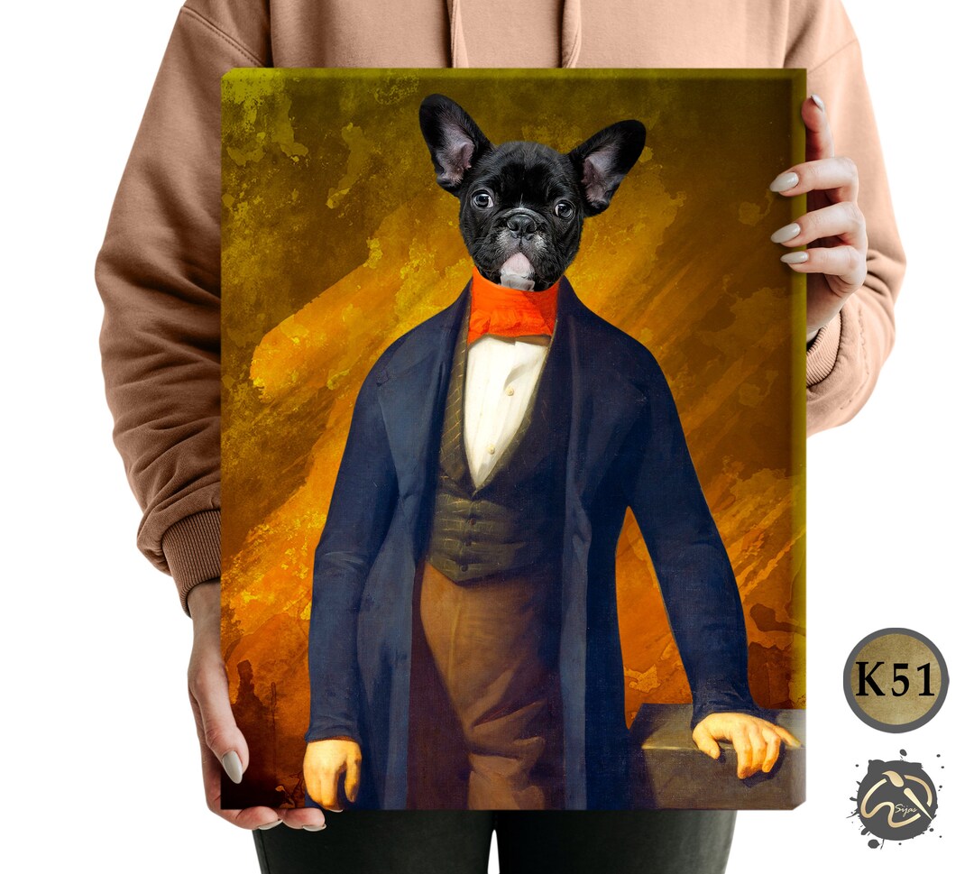 Custom Royal Pet Portrait King Costume. King Dress . Renaissance Pet