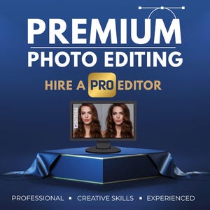 Professional Photo Editing Service: Custom Image Enhancement (Digital File)