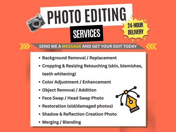 Professional Photo Editing Service: Remove or Add Objects (Digital File Delivery within 24 Hours)