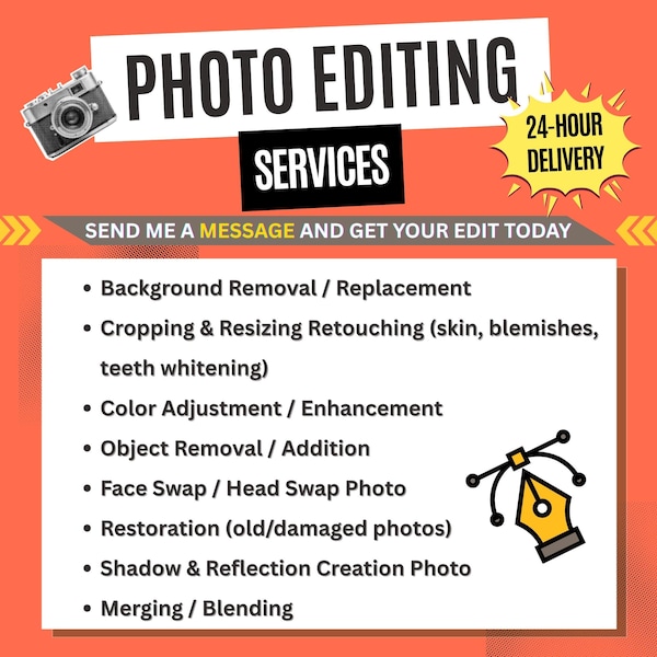 Professional Photo Editing Service: Remove or Add Objects (Digital File Delivery within 24 Hours)