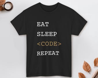 Eat Sleep Code Repeat-T-shirt
