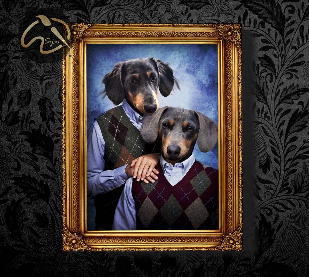 Custom Step Brothers Digital Pet Portrait Custom Pet - Etsy