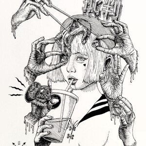 HIHAN / 批判, Limited printing A3 format / 50 copies, Numbered and signed.