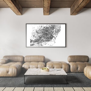 Barcelona Gebäude (Giclée) – A2 A3 A4 auf 220g/m glattem Naturweißpapier