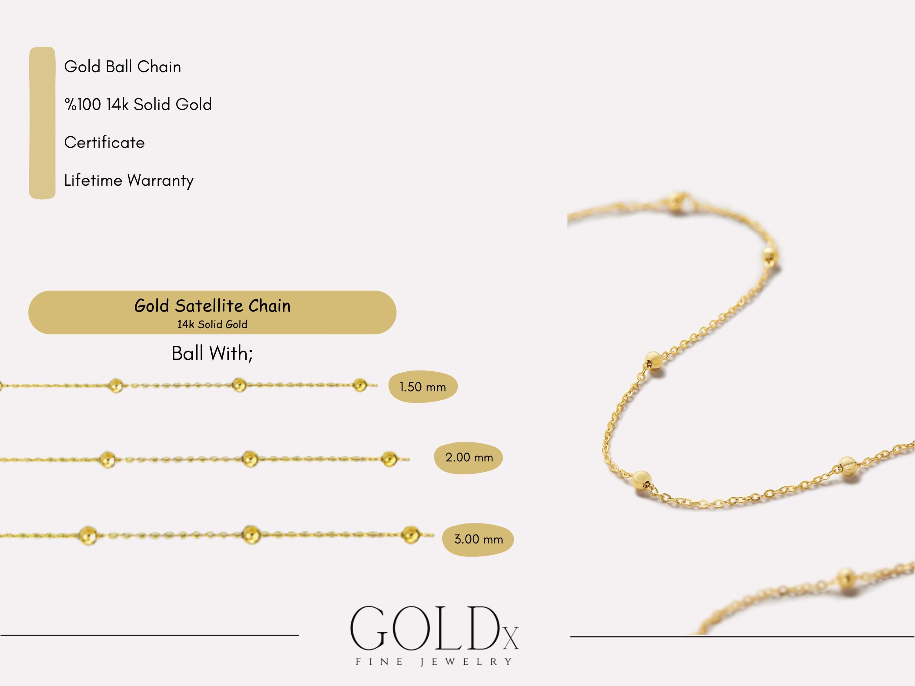 BALL CHAIN NECKLACE (LARGE) – HYKE ONLINE STORE