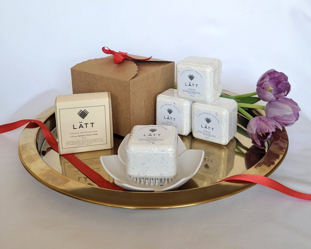 Shower Steamers Gift Set Pack of 4 Shower Bombs Tray Cold Etsy