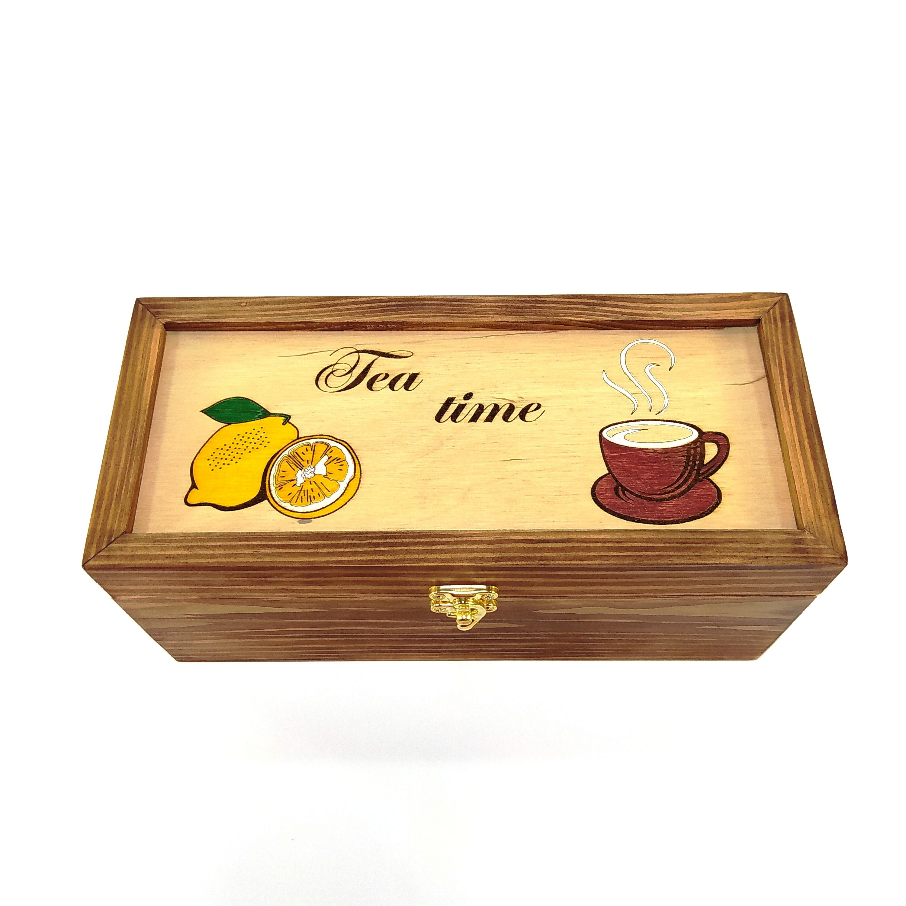 Wooden Engraved Tea Box Can Be a Nice Christmas Gift. Tea | Etsy