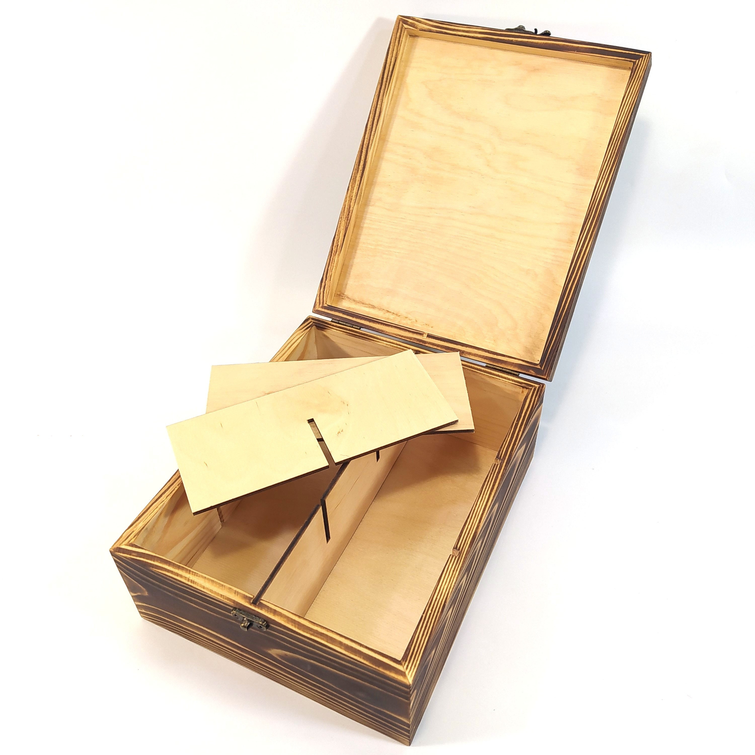 Wooden tea box. Engraved tea chest can be a nice gift. Tea Etsy