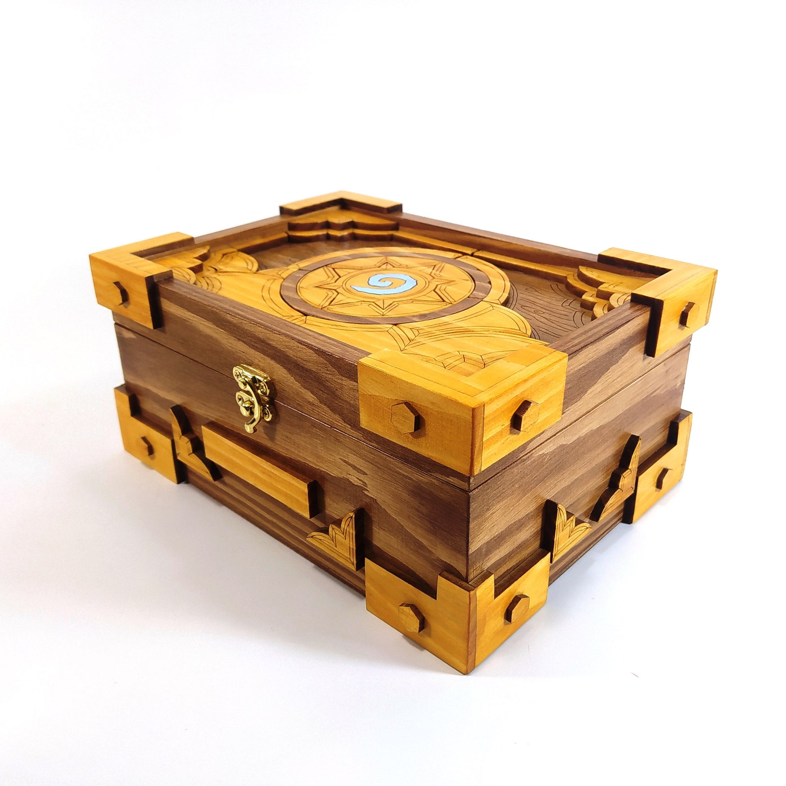 Деревянная игровая коробка ручной работы. Может стать приятным - Etsy ...