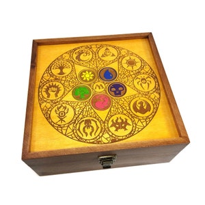Sturdy Deck Box for Magic the Gathering and Other Trading Card Games. Storage System. Card Storage Box. Edh Box