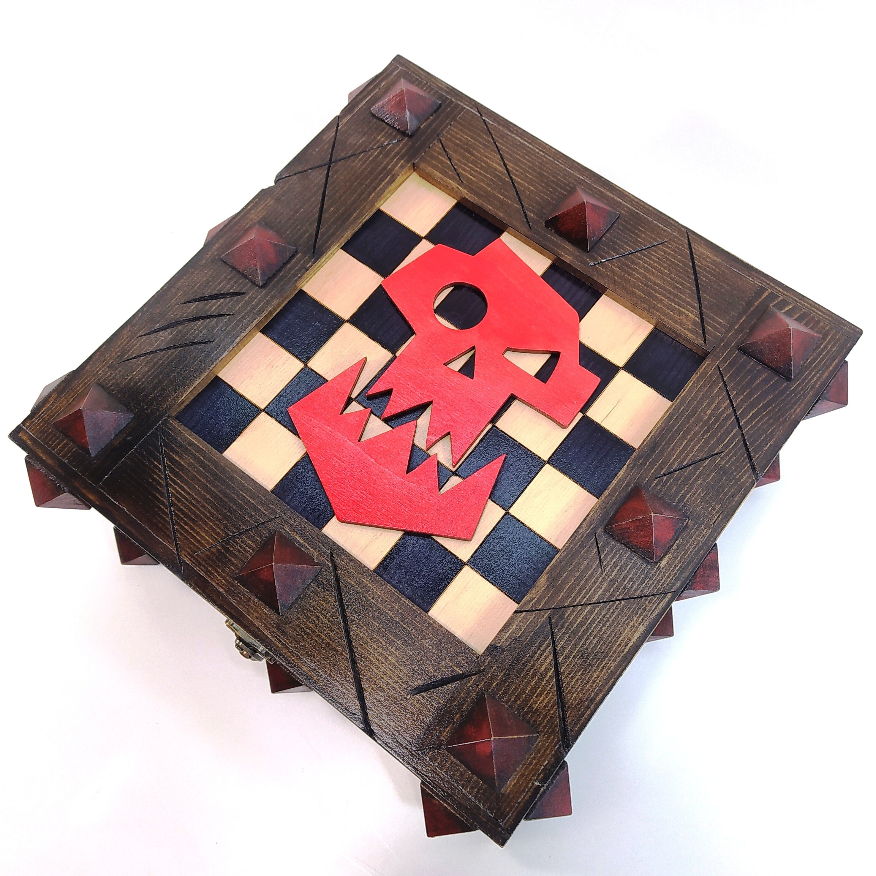 Деревянная игровая коробка. Орк. Символ. Может быть приятно. - Etsy UK