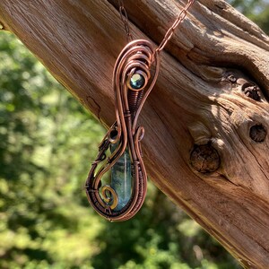 Aquamarine Quartz-Crystal Pendant