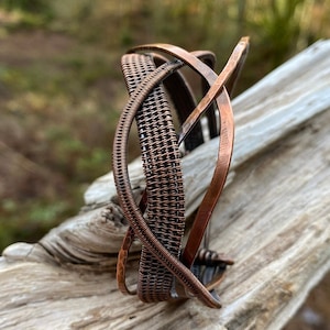 Copper Wire-Woven Bracelet