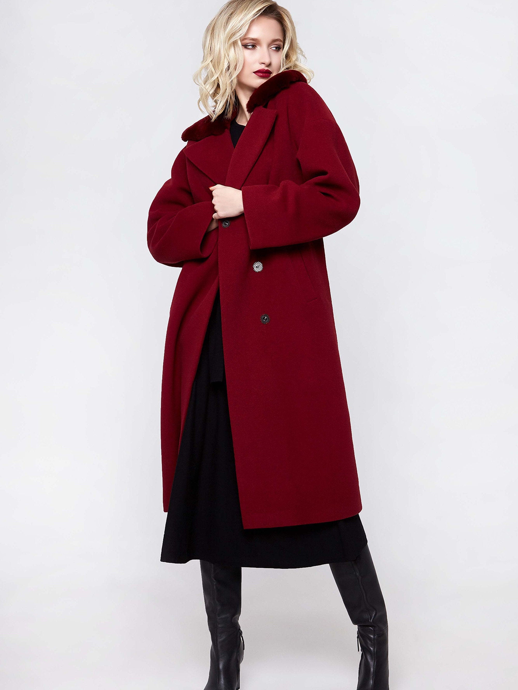 insulated wool coat
