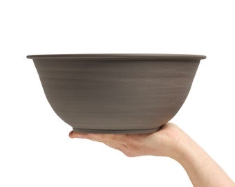 Handmade Big Bowl 28cm, Stoneware Pottery Bowl, Salad Bowl