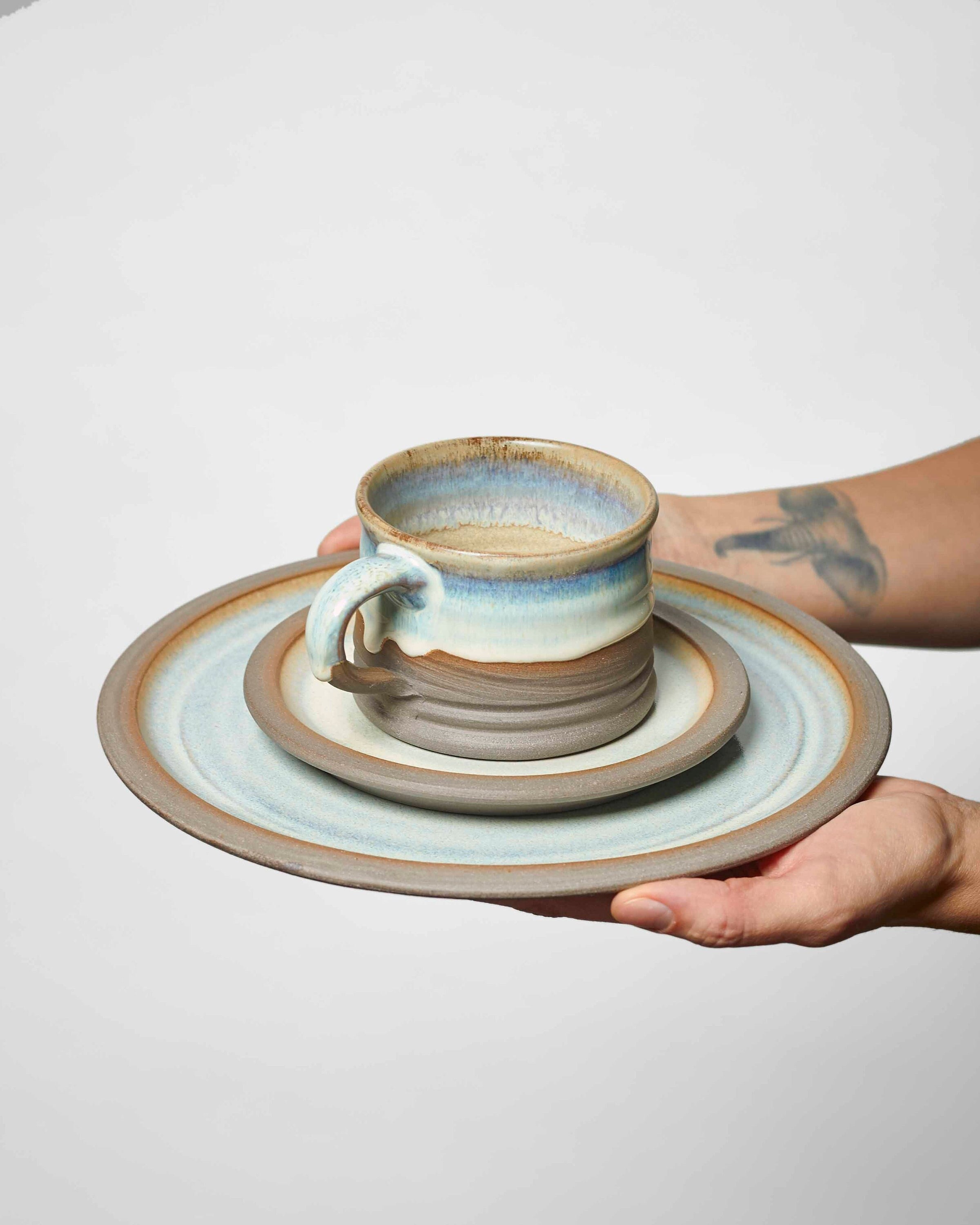 Ensemble de Café en Poterie, Ensemble Service à Thé, ou Thé Céramique Fait La Main