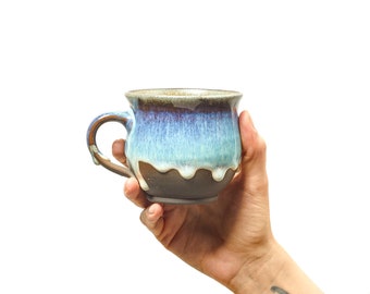 Moll Small Pottery Mug, Stoneware Coffee Mug, Ceramic Tea Mug, Tea Mug