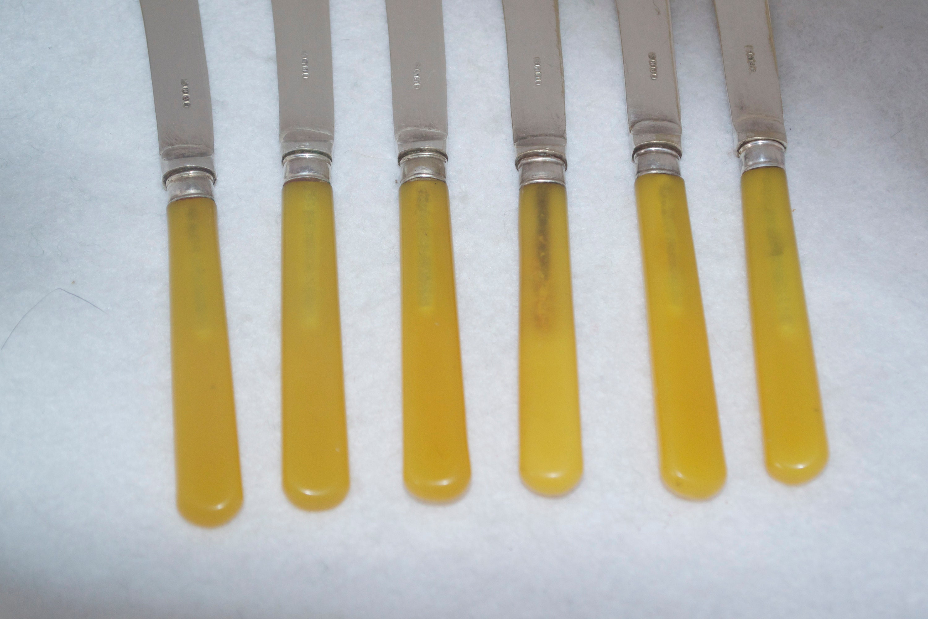 6 Antique Butter Knives Cutlery EPNS Boxed Set with Unusual Etsy