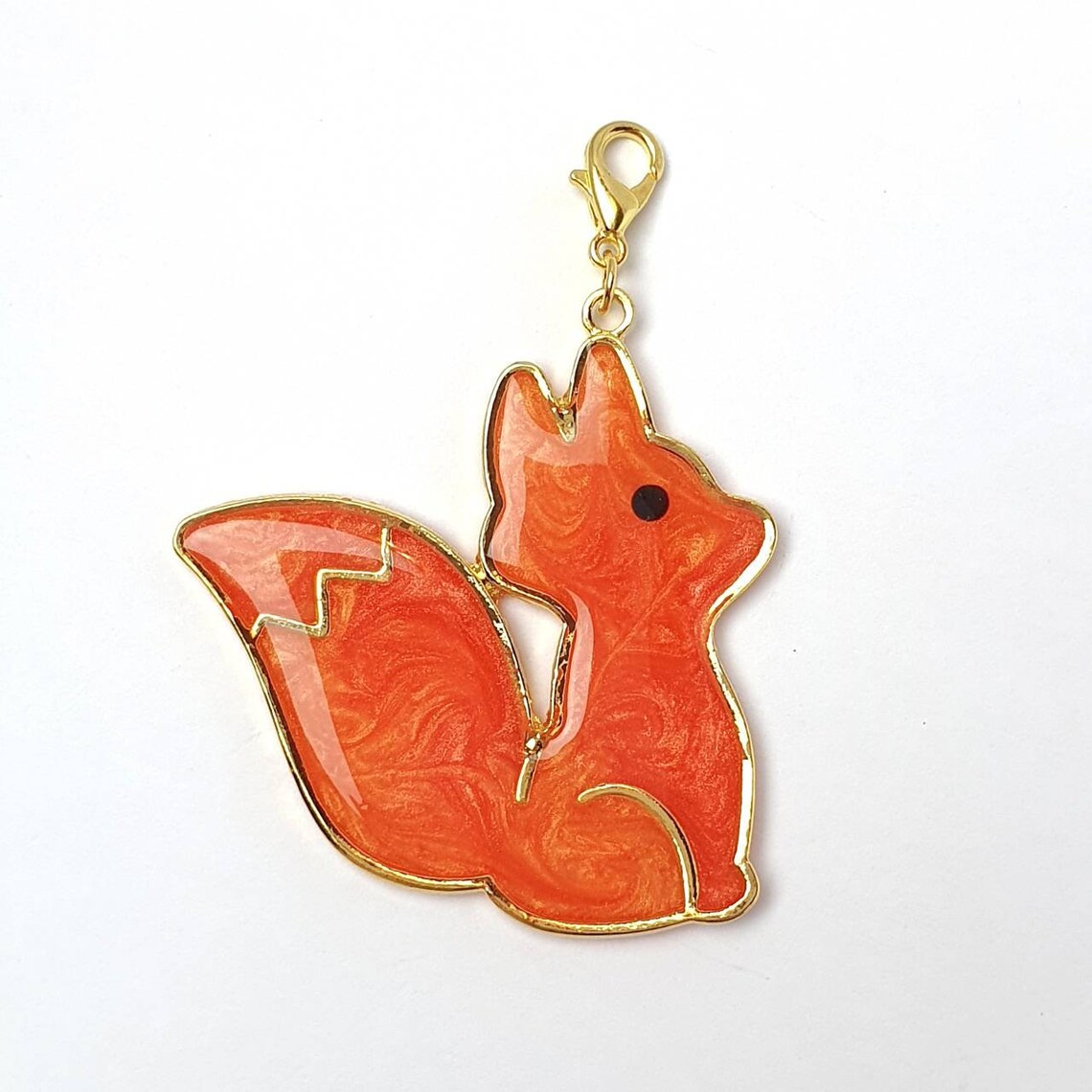Fox Pendant Fox Necklace Fox Jewelry Resin Pendant Resin Etsy