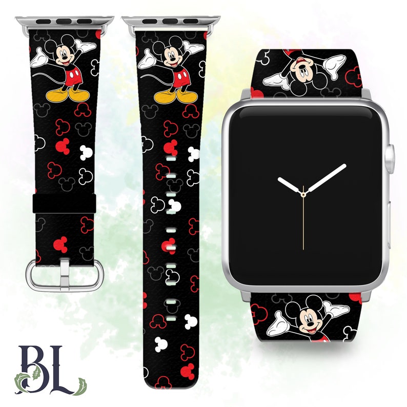 mickey mouse apple watch strap