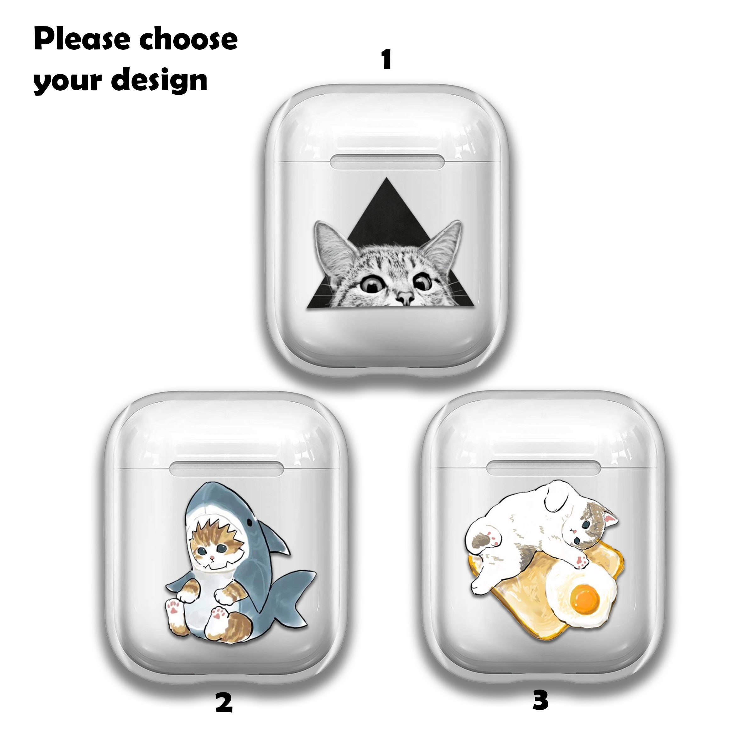 Cat AirPods case Clear Cats AirPods Pro cover Kitten Silicone Etsy