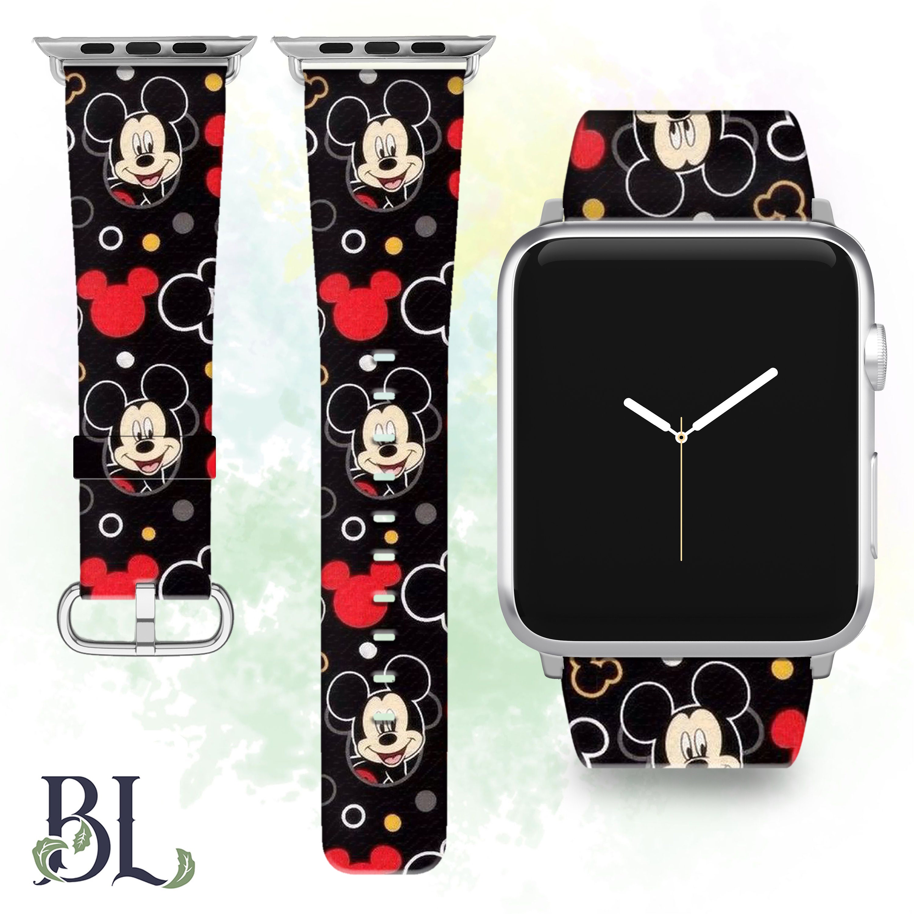 mickey mouse apple watch strap