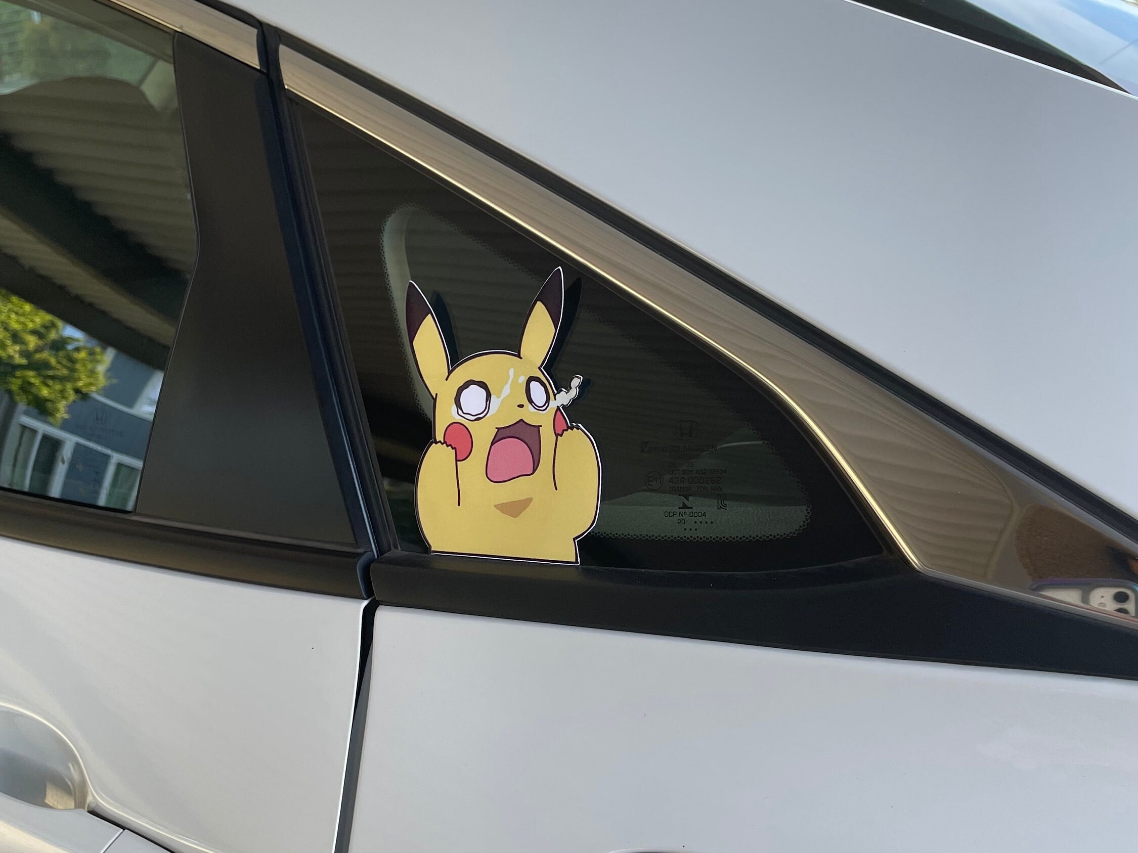 Pokemon Pikachu Auto Auto Aufkleber Reflektierende 3D Kreative