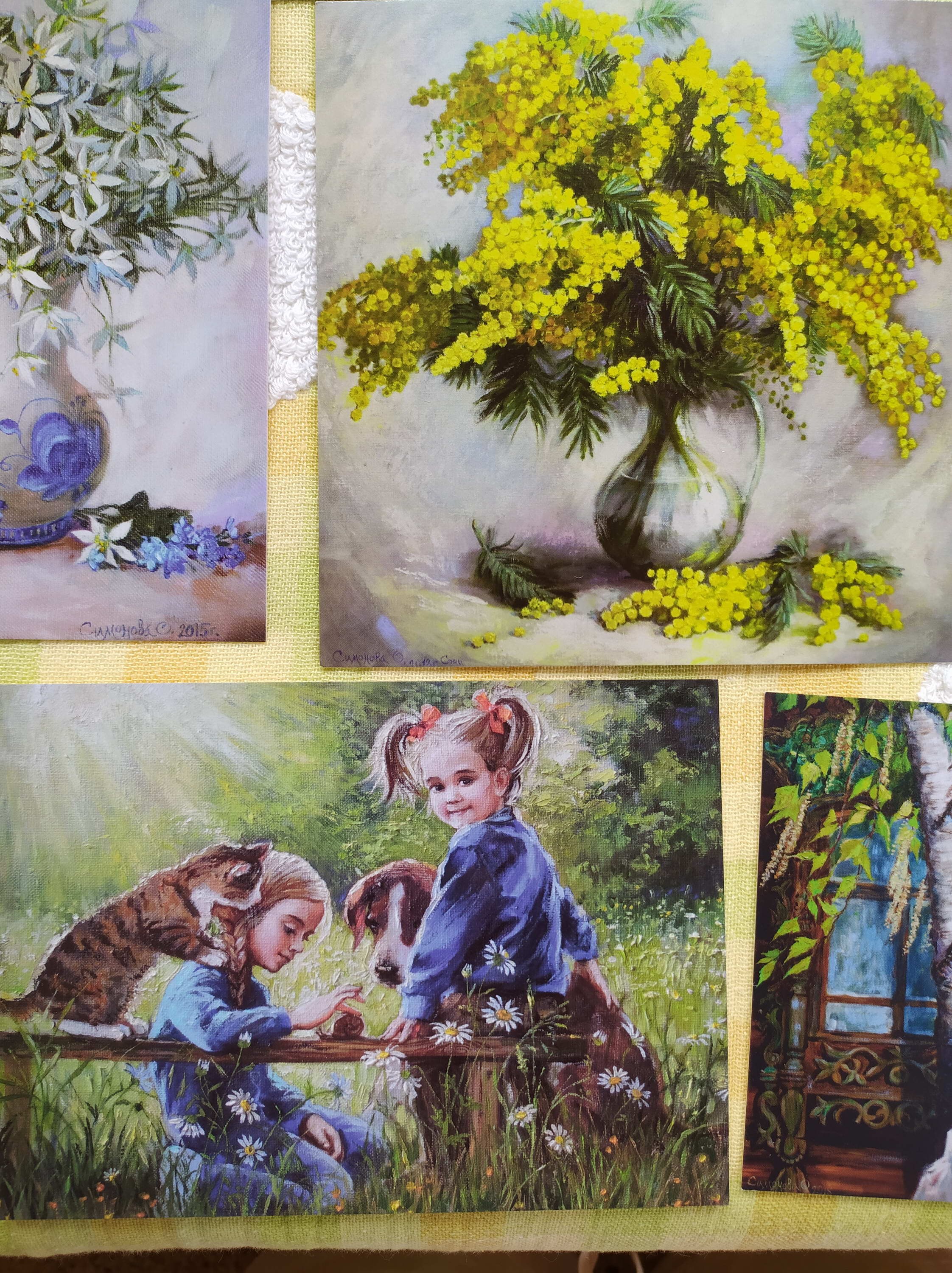 Postcards Art Print Reproduction 12 Set of Copyright Cards Etsy