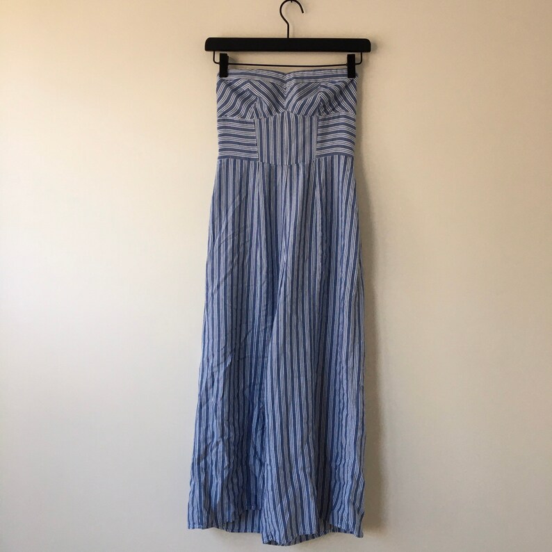 Strapless Wide Leg Jumpsuit