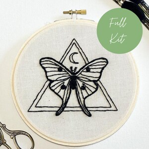 DIY Embroidery Kit for beginner, Beginner Embroidery kit, , Hand Embroidery Kit, DIY Craft Kit