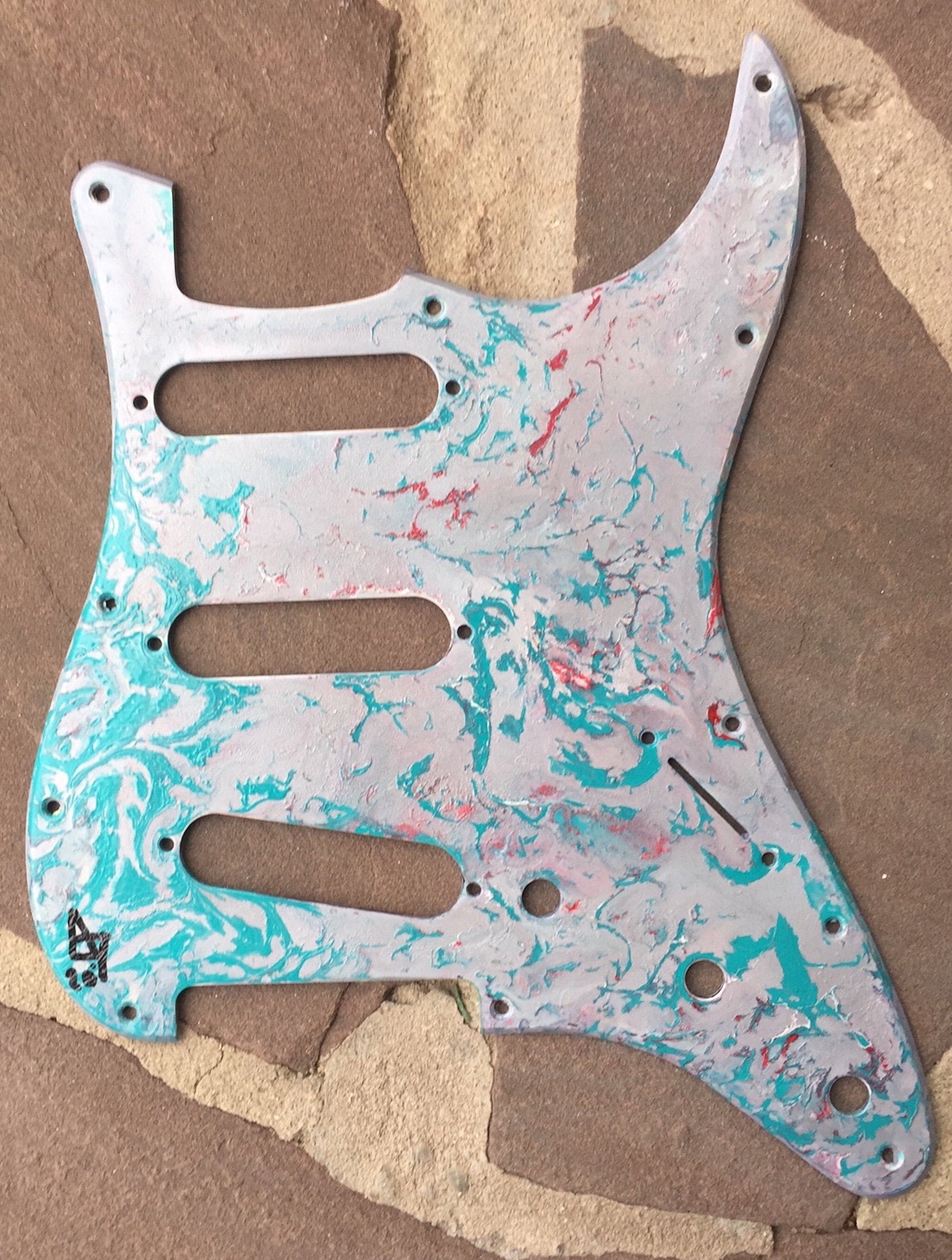 NEW REDUCED PRICE Fender Pickguard Custom Painted Etsy
