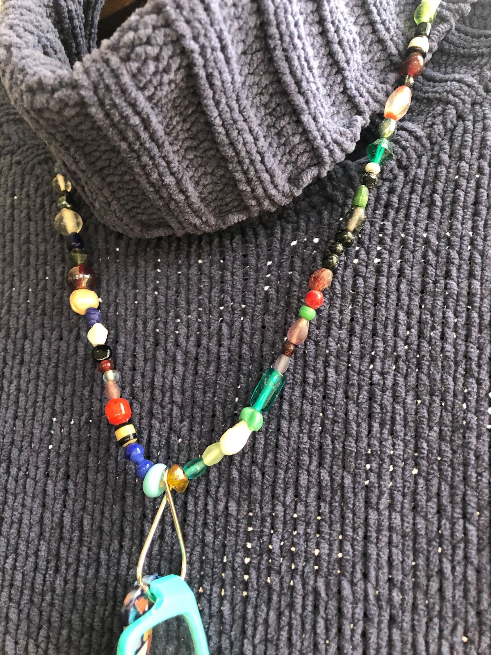 Eyeglass Holder Necklace beaded Etsy