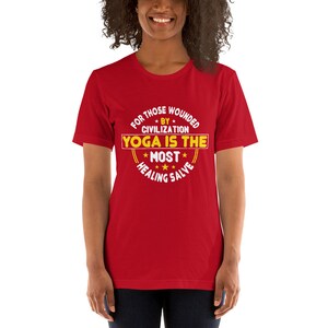 T-shirt Unisex Yoga a maniche corte