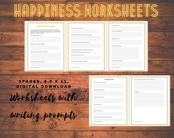 Happiness Printable Worksheets