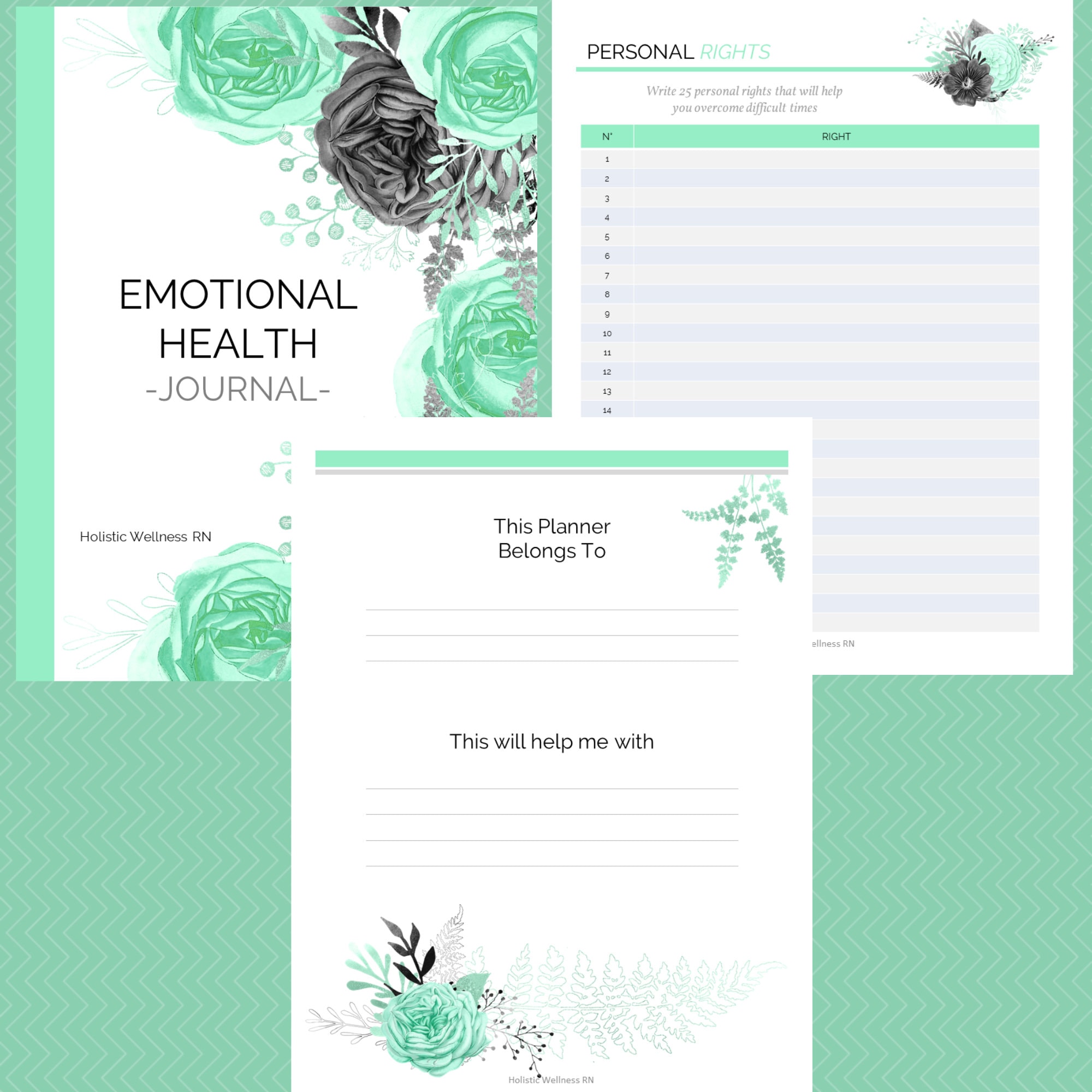 Emotional Health Printable Journal - Etsy