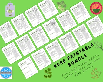 Kräuterbündel Printables