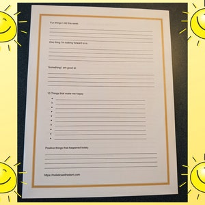 Happiness Printable Worksheets - Etsy