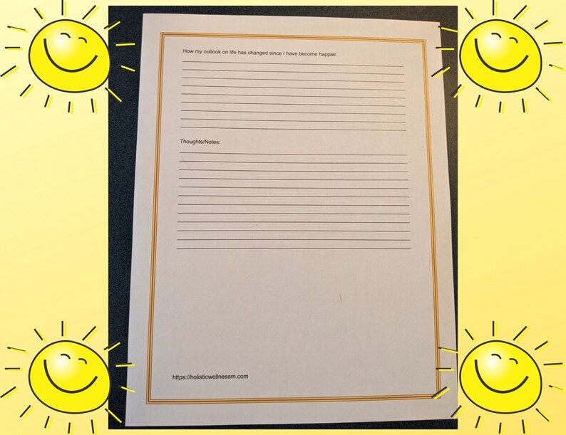Happiness Printable Worksheets - Etsy