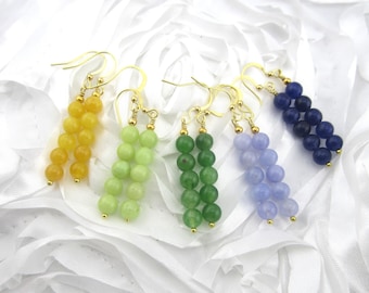 6mm Jade Earrings