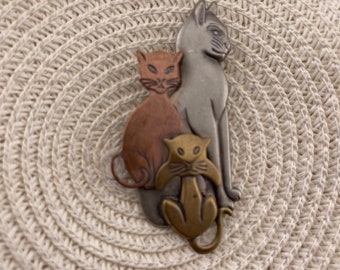 Broche Tres Gatos