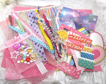 Junk Journal Kit (Happy Birthday Pretty in Pink)