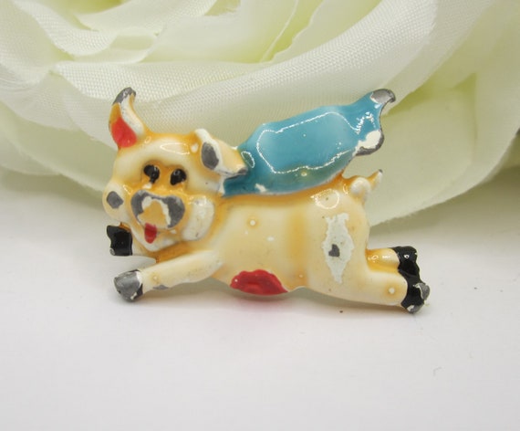 When Pigs Fly Brooch Needing Love