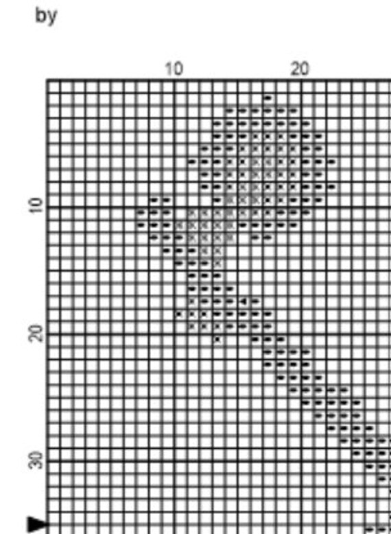 Kingdom Hearts Wishing Star Keyblade Pdf Cross Stitch Pattern Etsy