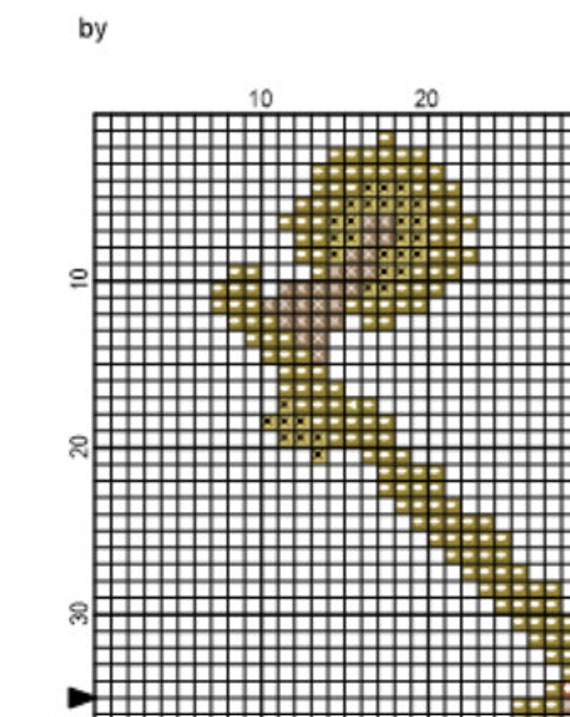 Kingdom Hearts Wishing Star Keyblade Pdf Cross Stitch Pattern Etsy
