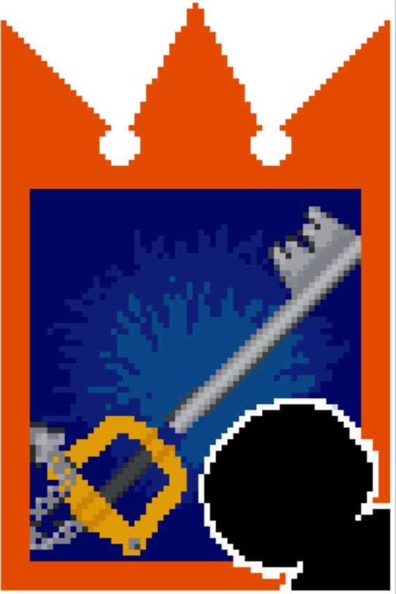 Kingdom Hearts Re Com Kingdom Key Card Pdf Cross Stitch Etsy Kingdom Hearts Re Com Kingdom Key Card Pdf Cross Stitch Etsy