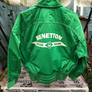 Vintage Benetton jacket not F1 racing Ferrari Renault Williams BMW Mercedes Benz Michael Schumacher
